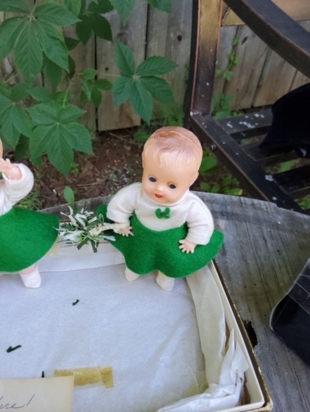 1950s Lot of two 4"  Celluloid dolls. - Picture 3 of 6